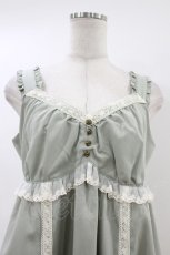 画像3: axes femme / レース使いチュニックワンピース F ミント H-26-06-28-2042-AX-OP-YZ-ZH (3)