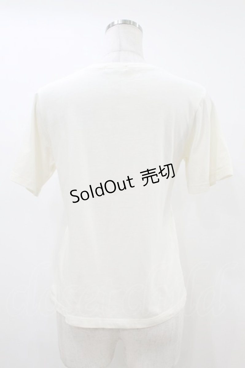 画像2: axes femme / レトロスイーツプリントTシャツ F イエロー H-26-06-28-2050-AX-TO-YZ-ZH (2)