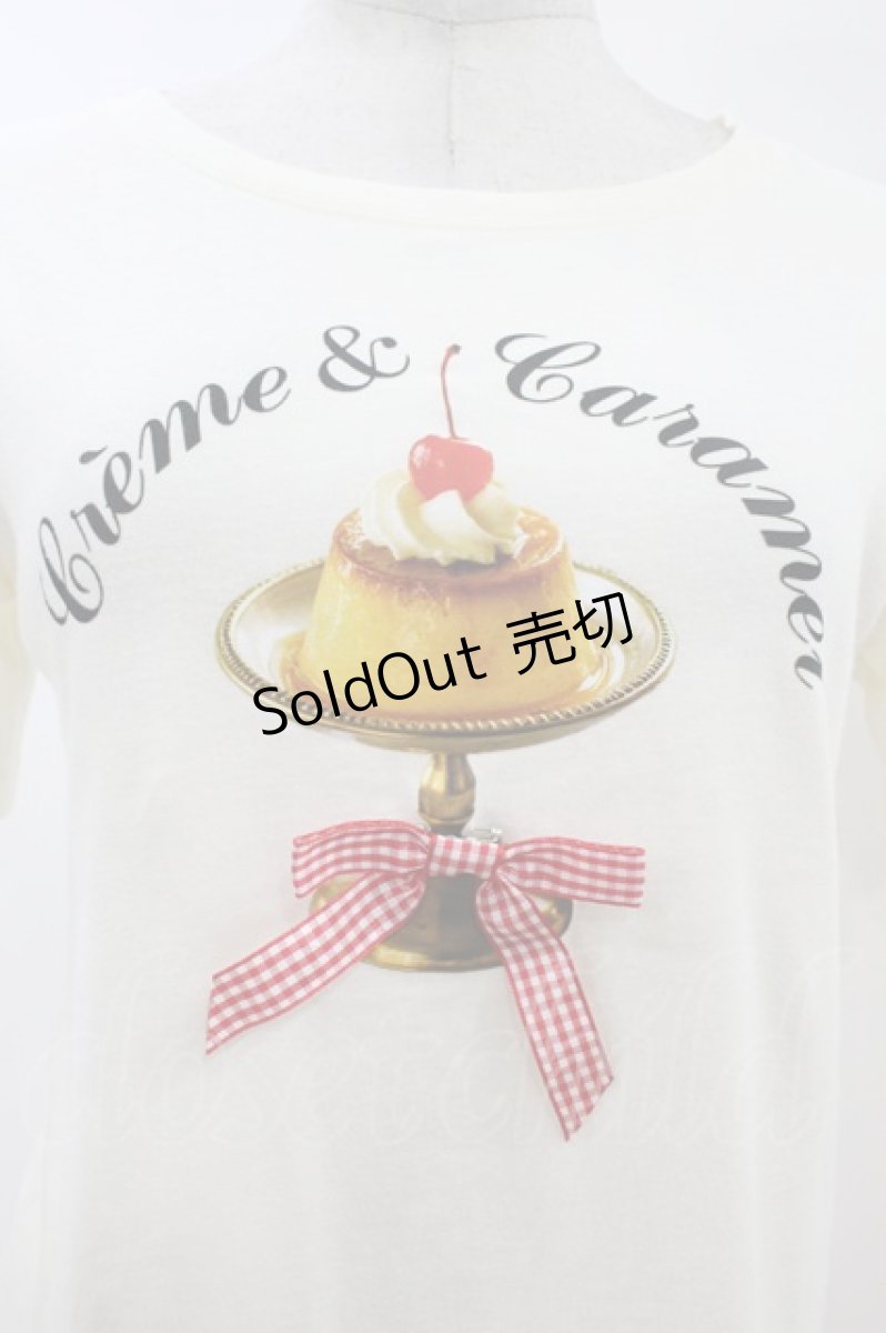 画像3: axes femme / レトロスイーツプリントTシャツ F イエロー H-26-06-28-2050-AX-TO-YZ-ZH (3)
