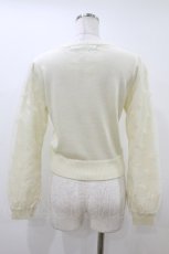 画像2: an another angelus / 刺繍カーディガン Free IVORY H-26-06-28-2053-CA-TO-NS-ZH (2)