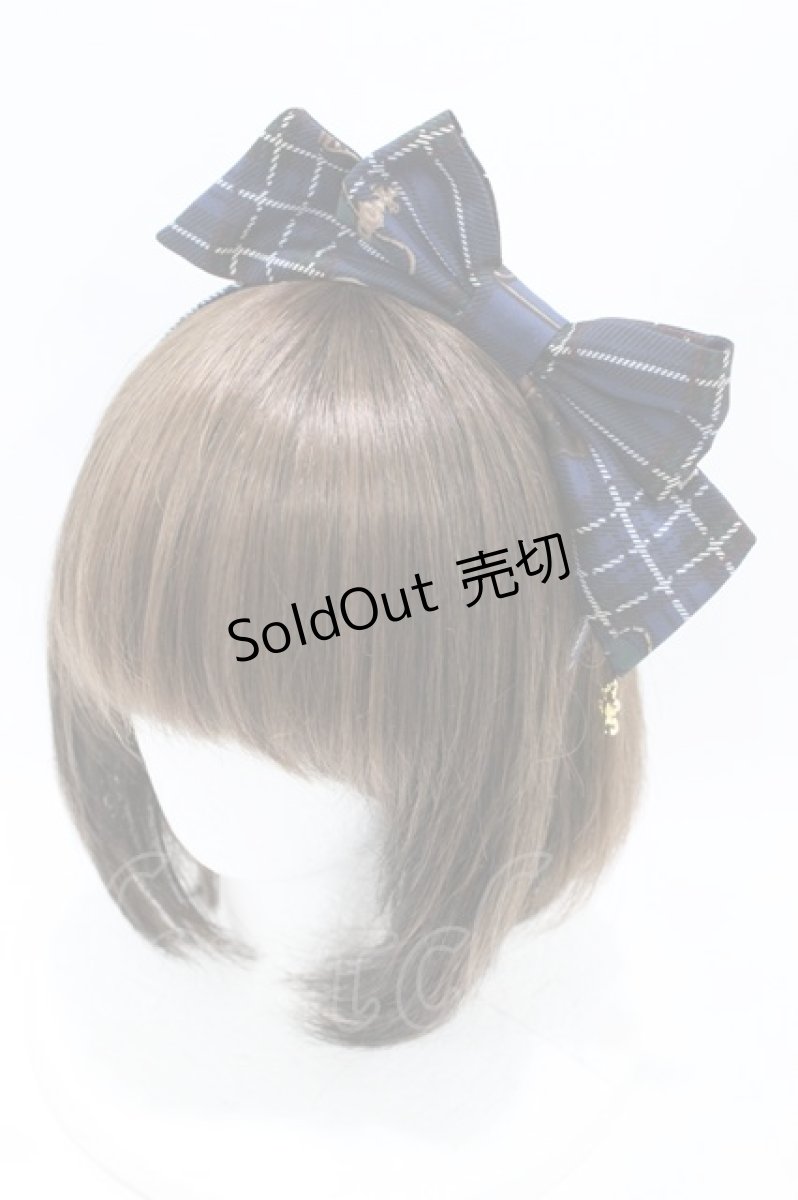 画像1: Angelic Pretty / British Bearカチューシャ  ブルー H-26-06-28-2007-AP-AC-NS-ZH (1)