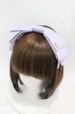 画像1: Angelic Pretty / キルトリボンチャームカチューシャ  ラベンダー H-26-06-28-2008-AP-AC-NS-ZH (1)