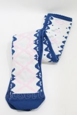 画像1: Angelic Pretty / Milky Ribbonオーバーニー  ネイビー H-26-06-28-2014-AP-ZA-NS-ZH (1)