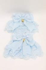 画像1: Angelic Pretty / Shiny Ribbonお袖とめ  サックス H-26-06-28-2018-AP-ZA-NS-ZH (1)