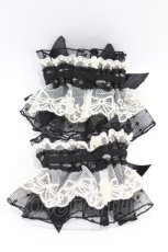 画像2: Angelic Pretty / Princess Catお袖とめ  ブラック H-26-06-28-2019-AP-ZA-NS-ZH (2)