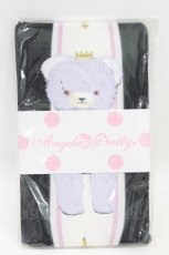 画像1: Angelic Pretty / Charlotte's Bearタイツ  ブラック H-26-06-28-2022-AP-ZA-NS-ZH (1)