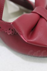 画像4: axes femme kawaii / クロスベルトリボンパンプス S(22.5cm) ワイン H-26-06-28-2002-AX-SH-YZ-ZH (4)