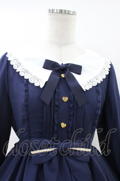 Angelic Pretty / Raffineワンピース Free ネイビー H-26-06-28-2026