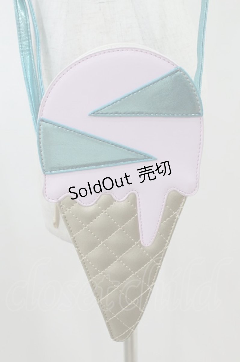 画像3: MILK / ICE CREAMショルダー  ピンク×サックス H-26-06-28-015-ML-BG-AK-ZH (3)