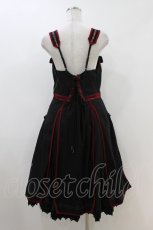 画像2: Ozz oneste / 朱雀刺繍ワンピース  黒×赤 H-26-06-28-027-OO-OP-AK-ZH (2)