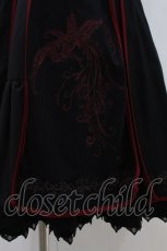 画像5: Ozz oneste / 朱雀刺繍ワンピース  黒×赤 H-26-06-28-027-OO-OP-AK-ZH (5)