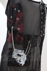 画像3: h.ANARCHY / メッシュプリントキャミソール  黒 H-26-06-29-026-HN-TO-AK-ZH (3)
