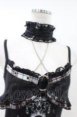 画像3: H jelly / チョーカー付きキャミソール  黒 H-26-06-29-027-HN-TO-AK-ZH (3)