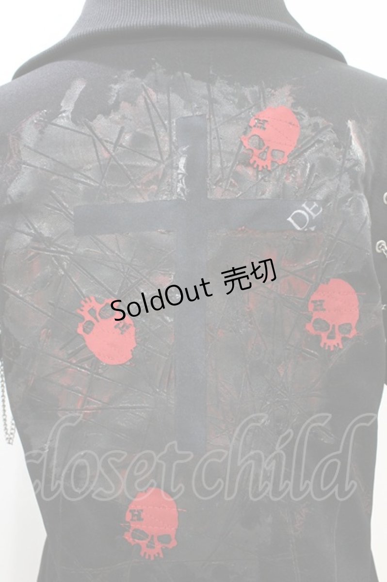 画像3: h.ANARCHY / ベルト付きZIPトップス  黒 H-26-06-29-033-HN-BL-AK-ZH (3)