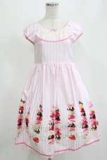 画像1: Shirley Temple / アイスクリームタワーワンピース 160 ピンク H-26-06-29-1027-ET-OP-AK-ZH (1)