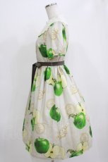画像2: Emily Temple cute / Apple Stampワンピース  グリーンアップル H-26-06-29-1005-ET-OP-AK-ZH (2)