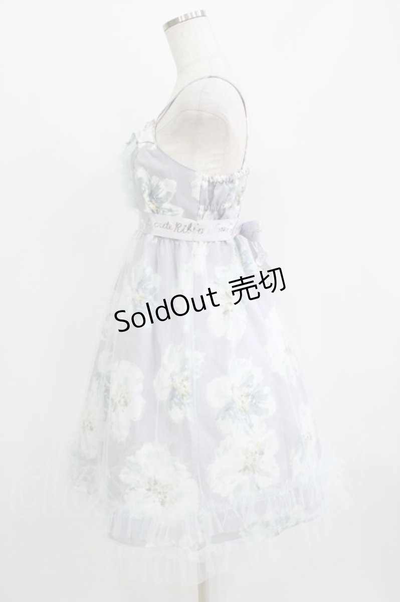 画像2: Emily Temple cute / シンデレラFlowerドレス M グレー H-26-06-29-1006-ET-OP-AK-ZH (2)