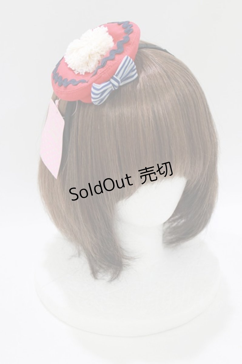 画像1: Shirley Temple / ミニベレーカチューシャ  レッド H-26-06-29-1074-ET-AC-AK-ZH (1)