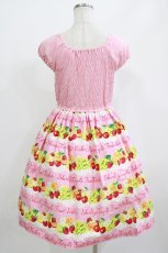 画像3: Shirley Temple / フルーツパーラーワンピース 160 ピンク H-26-06-29-1008-ET-OP-AK-ZH (3)