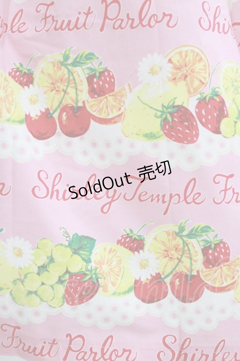 画像4: Shirley Temple / フルーツパーラーワンピース 160 ピンク H-26-06-29-1008-ET-OP-AK-ZH (4)