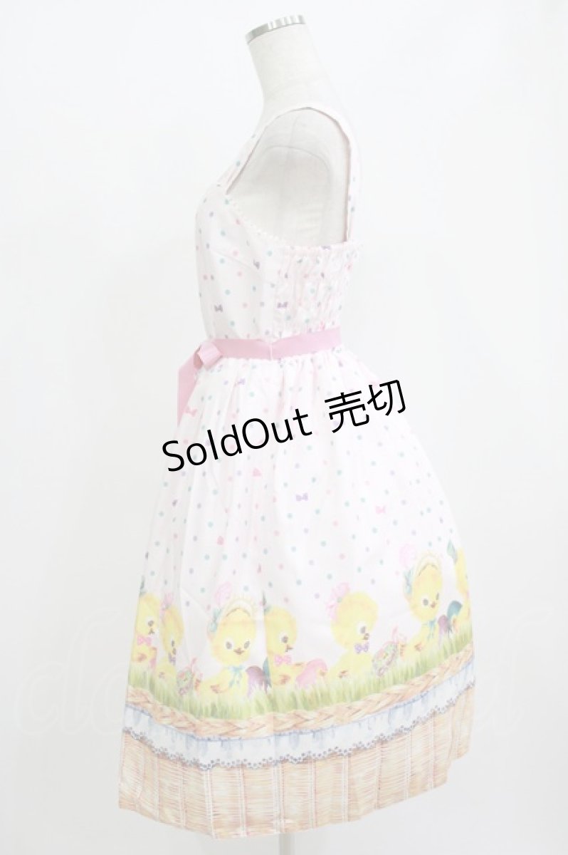 画像2: Emily Temple cute / Revivalノースリーブワンピース M Piyo Piyo Basket H-26-06-29-1010-ET-OP-AK-ZH (2)
