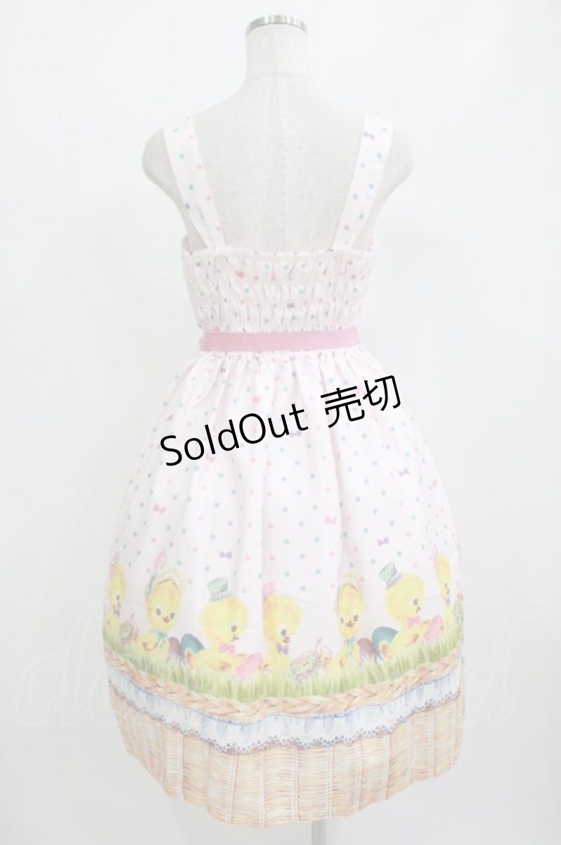画像3: Emily Temple cute / Revivalノースリーブワンピース M Piyo Piyo Basket H-26-06-29-1010-ET-OP-AK-ZH (3)