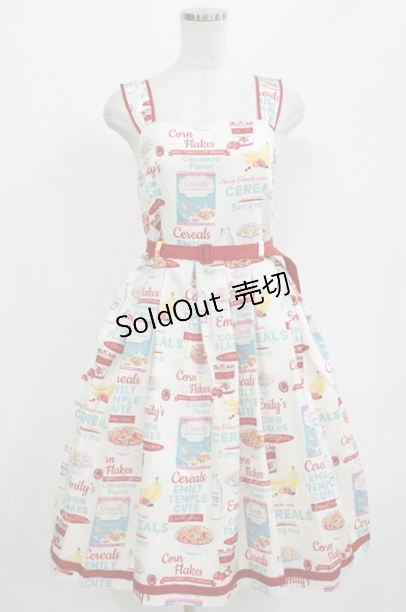 画像1: Emily Temple cute / Cerealノースリーブワンピース M アイボリー H-26-06-29-1013-ET-OP-AK-ZH (1)