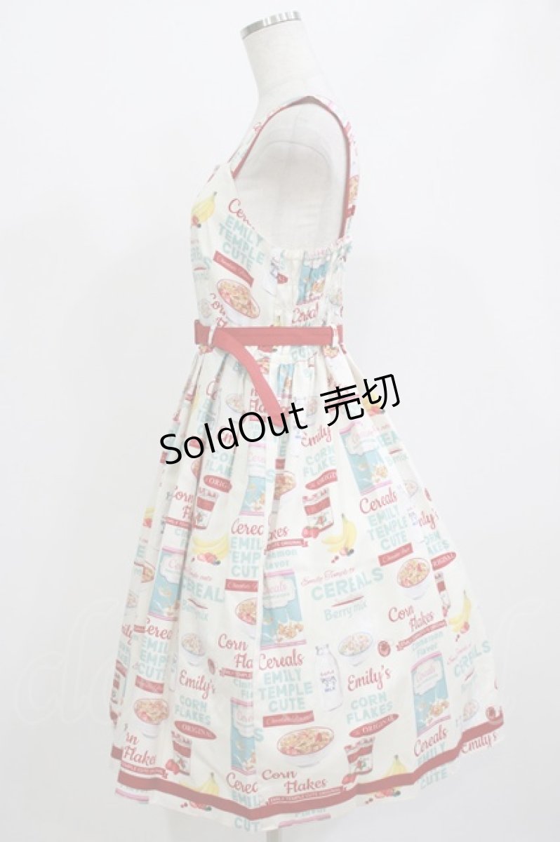画像2: Emily Temple cute / Cerealノースリーブワンピース M アイボリー H-26-06-29-1013-ET-OP-AK-ZH (2)