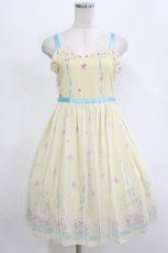 画像1: Shirley Temple / 鳥かごジャンパースカート 160 クリーム H-26-06-29-1018-ET-TO-AK-ZH (1)