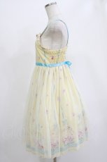 画像2: Shirley Temple / 鳥かごジャンパースカート 160 クリーム H-26-06-29-1018-ET-TO-AK-ZH (2)