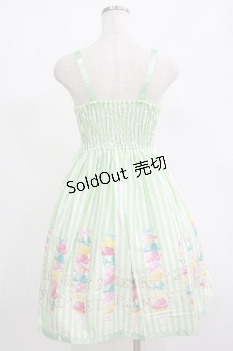 画像3: Shirley Temple / アイスクリームタワーサンドレス 160 グリーン H-26-06-29-1022-ET-SK-AK-ZH (3)