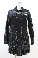 画像1: h.ANARCHY / 刺繍ZIPジャケット  黒 H-26-06-29-054-HN-JA-AK-ZH (1)