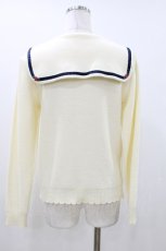 画像2: axes femme POETIQUE / 襟付きプルオーバー M 生成り H-26-06-29-2038-AX-TO-NS-ZH (2)
