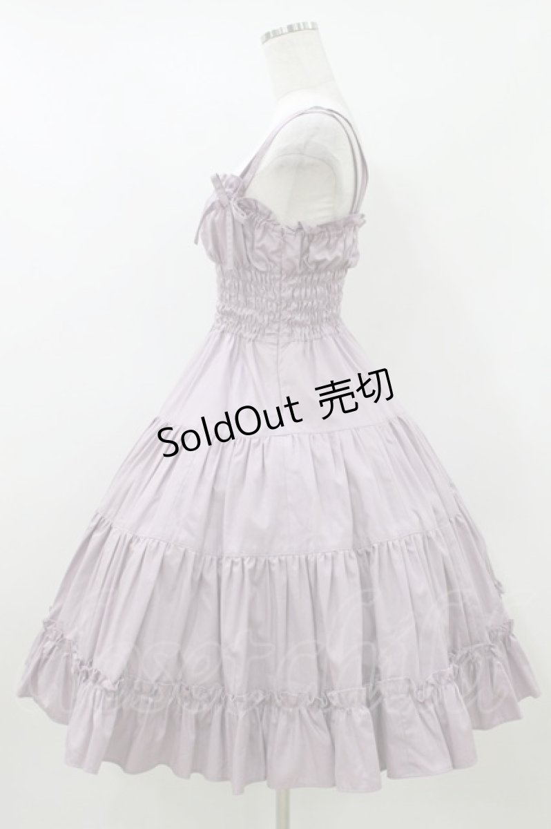 画像2: Victorian maiden / レースリボンアンダードレス Free バイオレット H-26-06-29-2004-CL-OP-NS-ZH (2)