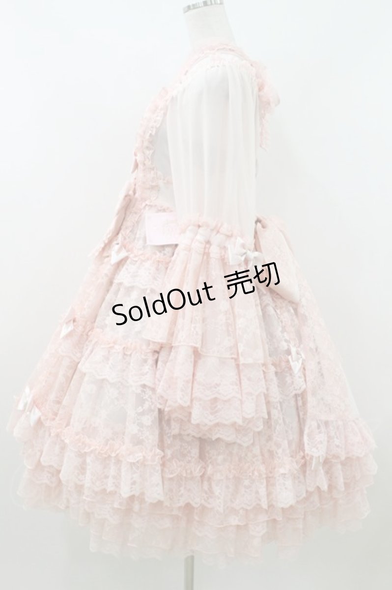 画像2: metamorphose / 【プラスサイズ】追憶の姫君ドレス プラスサイズ ピンク H-26-06-29-2011-ME-OP-NS-ZH (2)