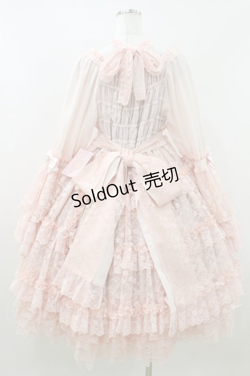 画像3: metamorphose / 【プラスサイズ】追憶の姫君ドレス プラスサイズ ピンク H-26-06-29-2011-ME-OP-NS-ZH (3)