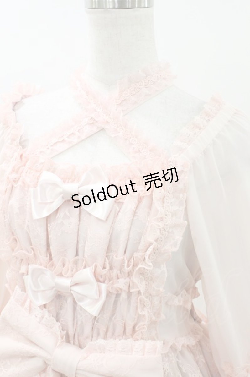 画像5: metamorphose / 【プラスサイズ】追憶の姫君ドレス プラスサイズ ピンク H-26-06-29-2011-ME-OP-NS-ZH (5)