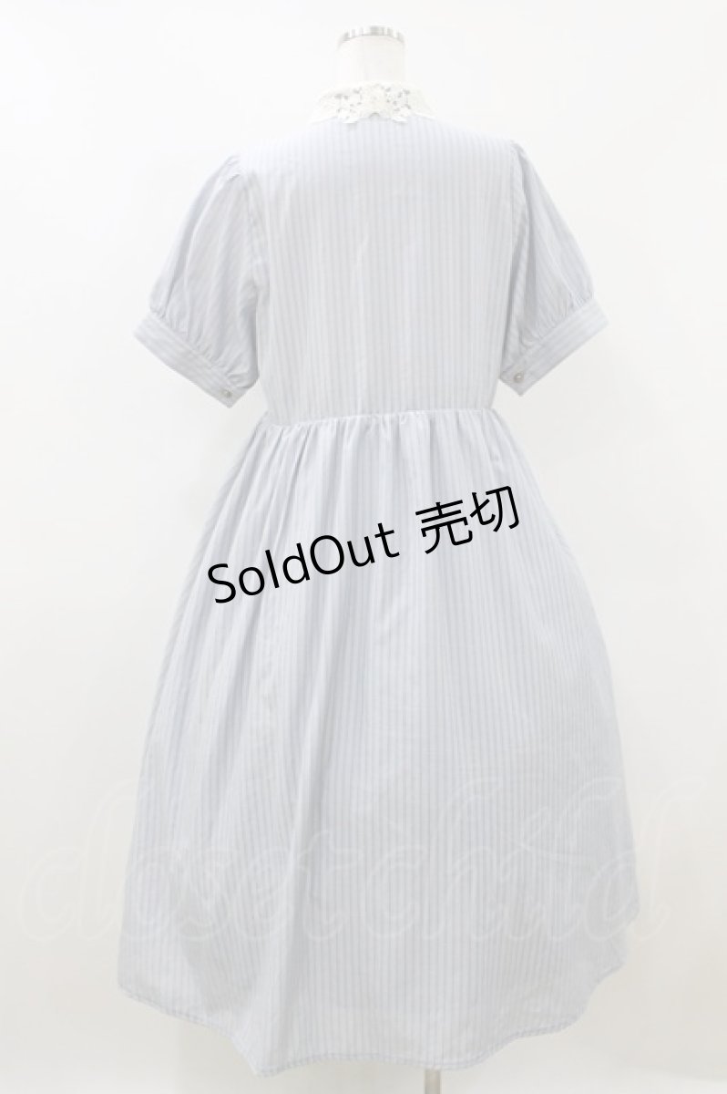 画像2: m petit by misako / TT*AOKストライプOP L サックス H-26-06-29-2014-LO-OP-NS-ZH (2)