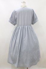 画像2: m petit by misako / TT*AOKストライプOP L サックス H-26-06-29-2014-LO-OP-NS-ZH (2)