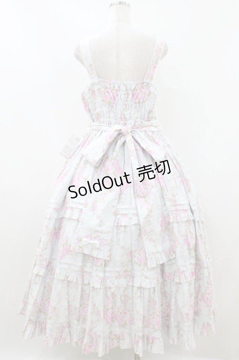 画像3: metamorphose / 【プラスサイズ】シャーロットロングティアードジャンパースカート プラスサイズ ミント H-26-06-29-2002-ME-OP-NS-ZH (3)