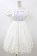 画像1: E hyphen world gallery / Frill Tulle Dolly Dress Free Off White H-26-06-29-2026-LO-OP-NS-ZH (1)