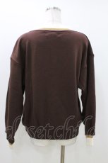 画像2: Fi.n.t / チルデン風腰丈スウェットプルオーバー Free BROWN H-26-06-29-2032-CA-TO-NS-ZH (2)