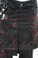 画像5: h.ANARCHY / ベルト付きラップパンツ  黒×赤 H-26-06-29-013-HN-PA-AK-ZH (5)