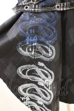 画像3: h.ANARCHY / レイヤードプリントスカート  黒 H-26-06-29-021-HN-SK-AK-ZH (3)