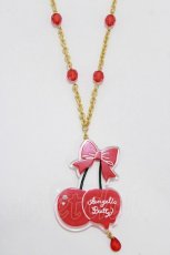 画像1: Angelic Pretty / ドレンチェリーネックレス  レッド H-26-06-30-006-AP-AC-NS-ZH (1)