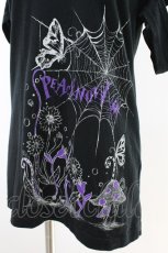 画像3: PEACE NOW / プリント半袖カットソー M 黒 H-26-06-30-1027-PU-TO-AK-ZH (3)