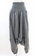 画像1: Ozz Croce / ハイウエストサルエルパンツ  グレー H-26-06-30-1004-OO-PA-AK-ZH (1)