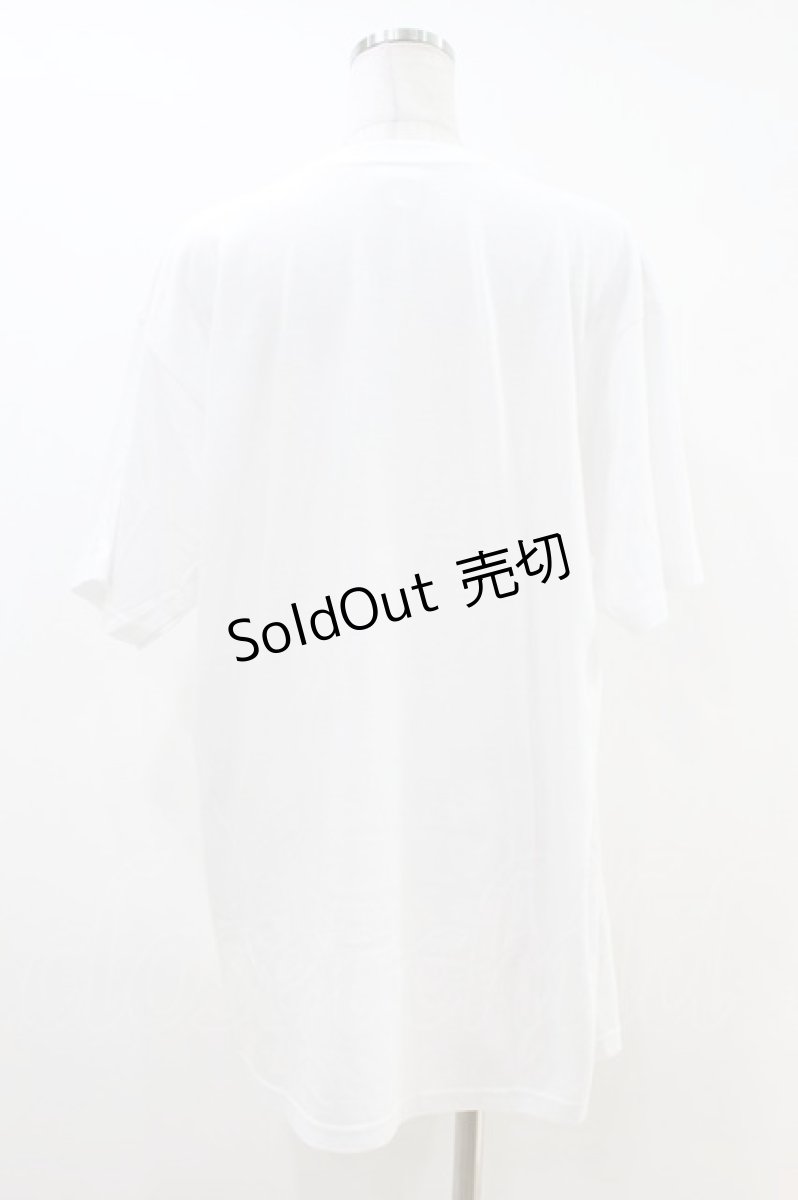 画像2: NieR Clothing / プリント半袖CUTSEW XL 白 H-26-06-30-1042-PU-TO-KB-ZH (2)