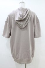 画像2: NieR Clothing / 半袖プルパーカー  ベージュ H-26-06-30-1045-PU-TO-KB-ZH (2)