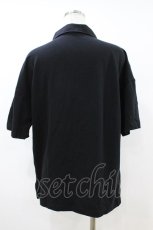 画像2: HELL CAT PUNKS / 半袖ポロシャツ  黒 H-26-06-30-1054-PU-TO-AK-ZH (2)